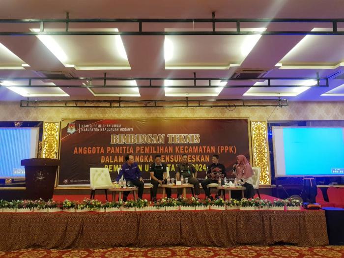 Kasat Intelkam Polres Meranti Jadi Narsum Bimtek PPK