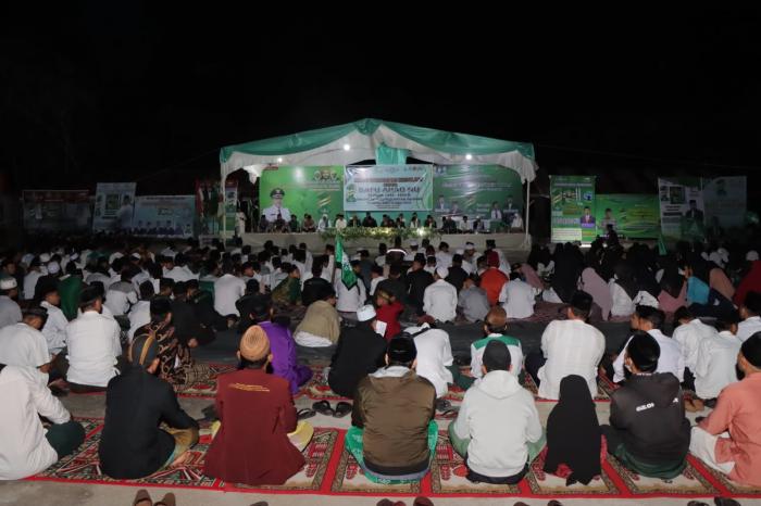 Hadiri Istighosah dan Bersholawat Harlah 1 Abad NU, Ini Harapan Kapolres Meranti