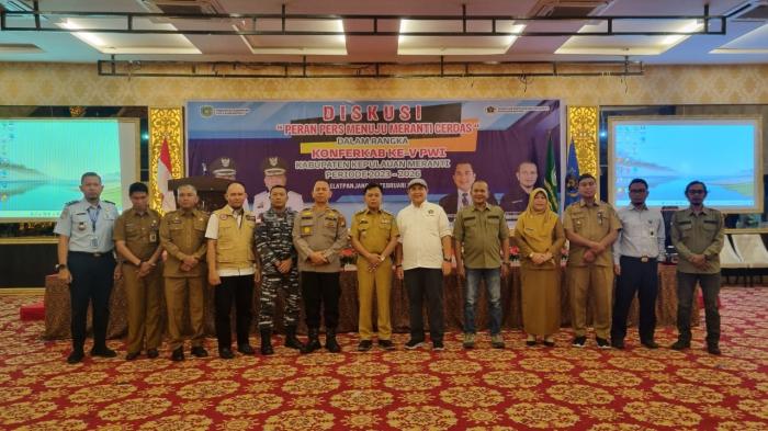 PWI Meranti Gelar Diskusi Dalam Rangka Konferensi Ke-V, Usung Tema 'Peran Pers Menuju Meranti Cerdas' 