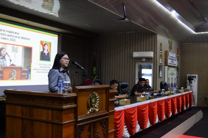 Fraksi DPRD Meranti Sampaikan Pandangan Umum Terhadap Ranperda Pemerintah Daerah