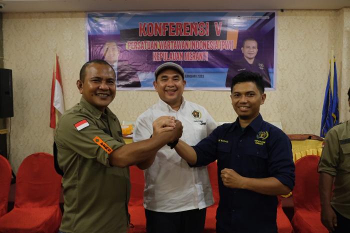 Safrizal Pimpin PWI Meranti Periode 2023-2026