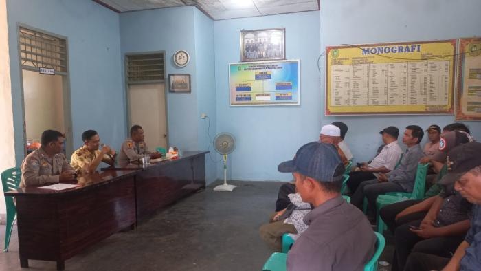 Giat Rutin Jumat Curhat, Polsek Jajaran Polres Meranti kembali Sambangi Masyarakat