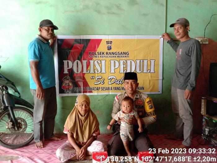 Sobat Si Dul Polsek Rangsang Berikan Asupan Gizi Buat Asifa