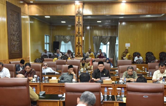 Ketua Khairul Umam Pimpim Rapat Lintas Komisi Bersama Dishub Bengkalis. Ini yang Dibahas.