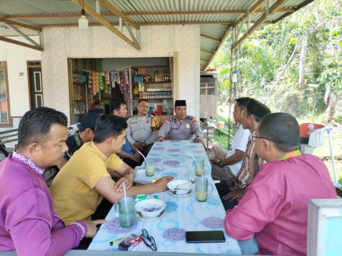 Berbaur dengan Masyarakat, Polsek Jajaran Polres Meranti Laksanakan Jumat Cuhat