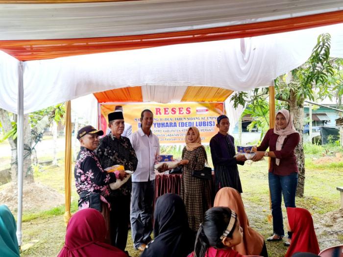 Anggota DPRD Meranti Dedi Yuhara Tampung Aspirasi Masyarakat Selatpanjang Timur