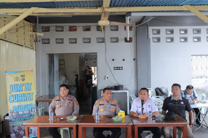 Jumat Curhat, Kapolres Andi Yul Dengar Langsung Keluhan dan Masukan dari Paguyuban di Meranti