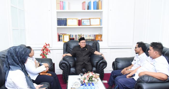 Ketua DPRD Kabupaten Bengkalis Terima Kunjungan RRI Bengkalis 