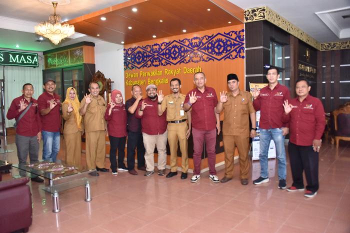 Berkunjung ke Kesekretariat DPRD, JMSI Bengkalis Siap Sinergi Bangun Negeri