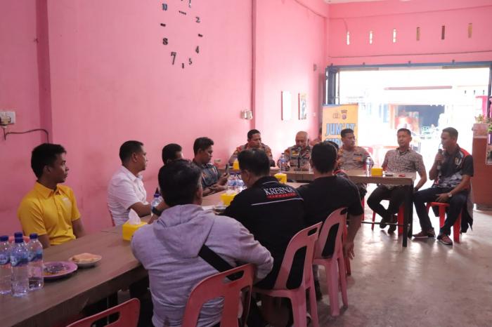 Jumat Curhat Bersama ARM Shooting Club, Polres Meranti Ajak Anak Daerah Daftar Polri