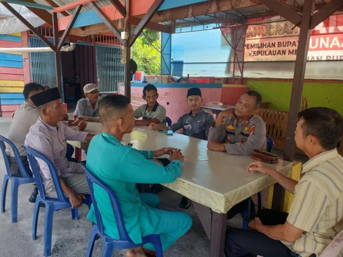 Jumat Curhat, Polisi Meranti Ajak Masyarakat Jaga Kamtibmas Ramadhan dan Jelang Idul Fitri