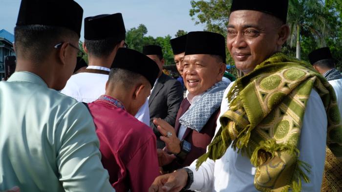 Pemkab Meranti Laksanakan Salat Idul Fitri di Dua Tempat