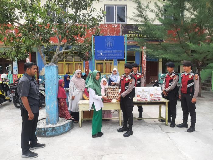 Lagi, Polres Meranti Salurkan Bansos kepada Panti Asuhan Aisyiah