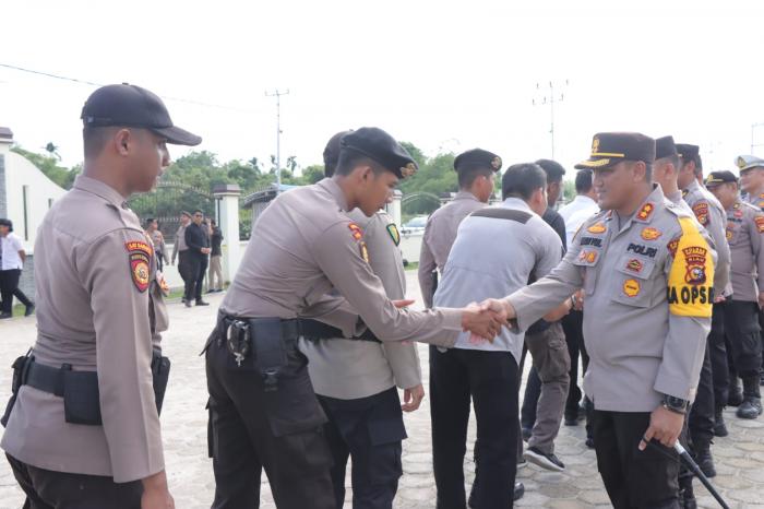 Kapolres Andi Yul Pimpin Apel Perdana Pasca Cuti Bersama Idul Fitri