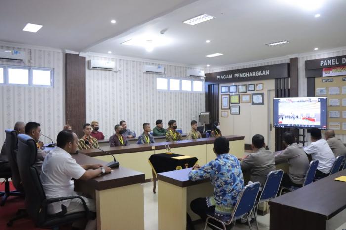 Polres Meranti Gelar Penandatanganan Fakta Integritas dan Rikmin Awal Peserta Seleksi Anggota Polri 2023