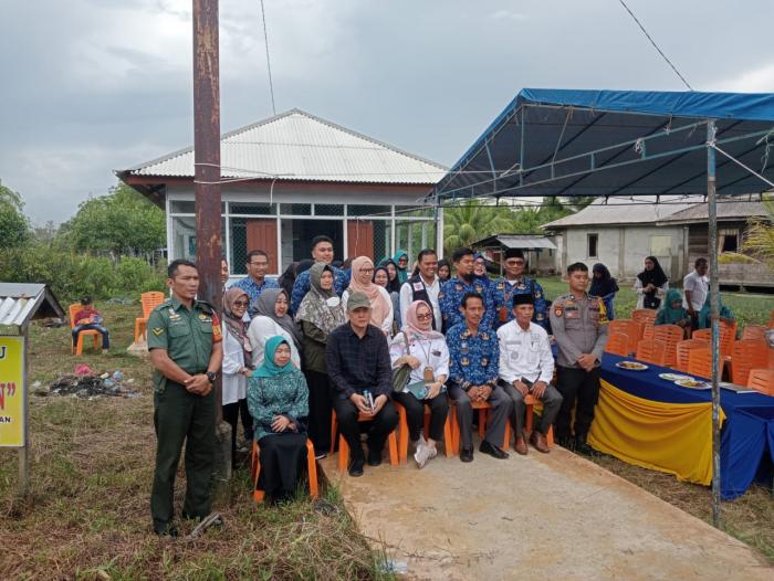 Danramil 02/Tebingtinggi Hadiri Kegiatan Verifikasi Data Stunting di Tebingtinggi Barat