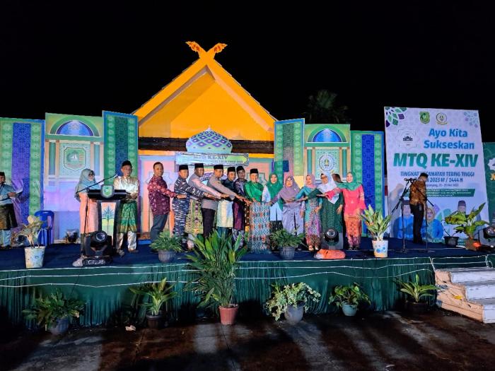 Danramil Hadiri Pembukaan MTQ Ke-14 Kecamatan Tebingtinggi