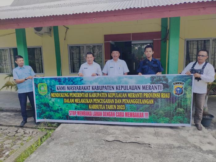 Apdesi Meranti Komit Dukung Pemerintah Cegah Karhutla 