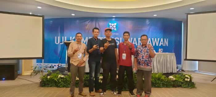 Diselenggarakan LKBN Antara, Empat utusan JMSI Bengkalis lulus UKW