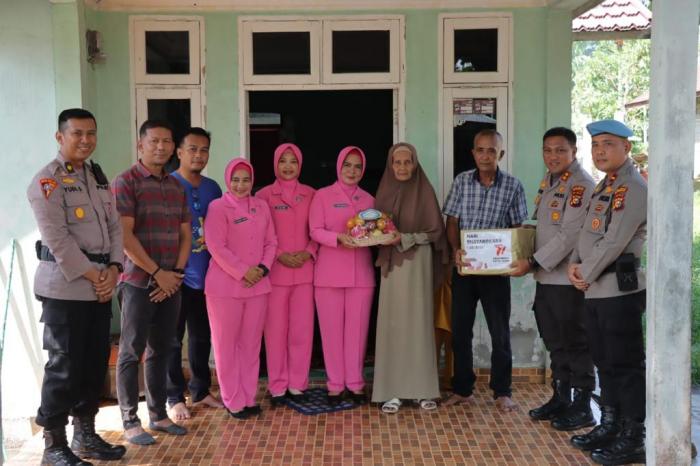 Kapolres Meranti Gelar Anjangsana dalam Rangka Hari Bhayangkara ke-77