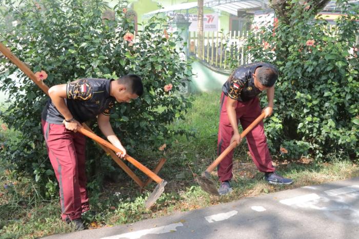 Polres Meranti Adakan Baksos dan Bansos Memperingati HUT Bhayangkara Ke-77