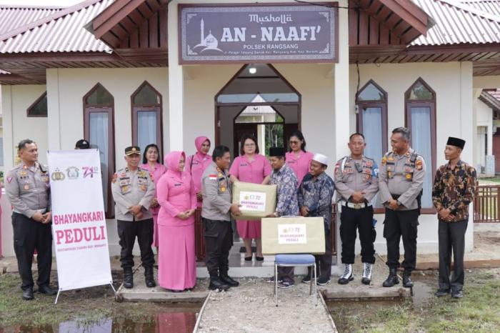 Kapolres Andi Yul Resmikan sejumlah Fasilitas Polsek Rangsang
