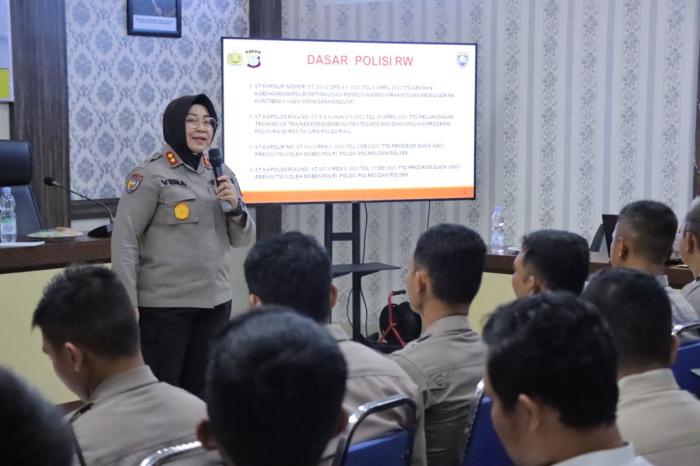 Polda Riau Gelar TOT Pengemban Strategi Polmas dan Sosialisasi Polisi RW di Polres Meranti