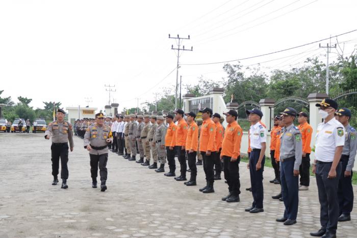 Pimpin Apel Gelar Pasukan Operasi Patuh Lancang Kuning 2023, Kapolres Meranti : Tetaplah Humanis