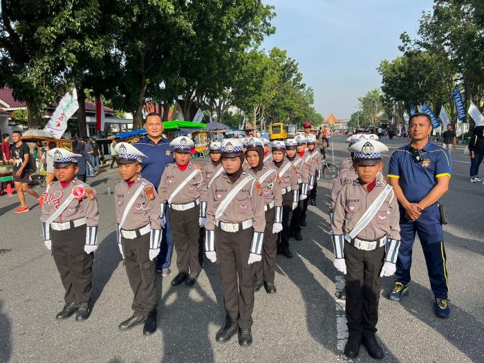 Polres Meranti Ikuti Lomba Pocil Hari Bhayangkara ke-77 Yang Ditaja Ditlantas Polda Riau