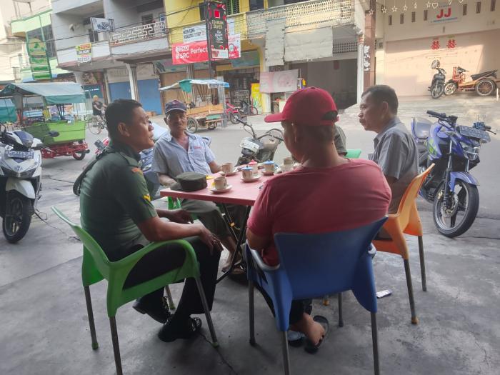 Babinsa Koramil 02/Tebing Tinggi Serda FS Sihotang Lakukan Komsos Dengan Warga Binaan