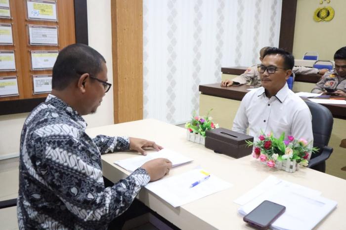 Tim Ombudsman Lakukan Penilaian Kepatuhan Pelayanan Publik di Polres Meranti