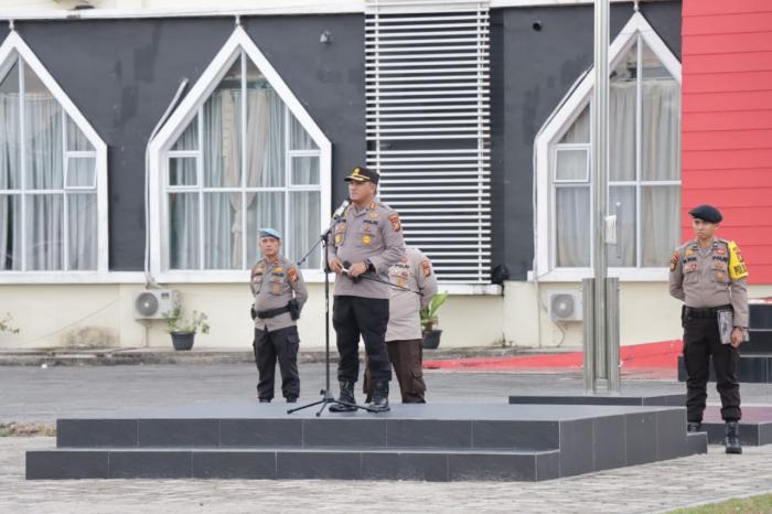 Pimpin Apel Perdana Awal Bulan, Kapolres Meranti : Kedepankan Etika yang Baik saat Melayani Masyarakat