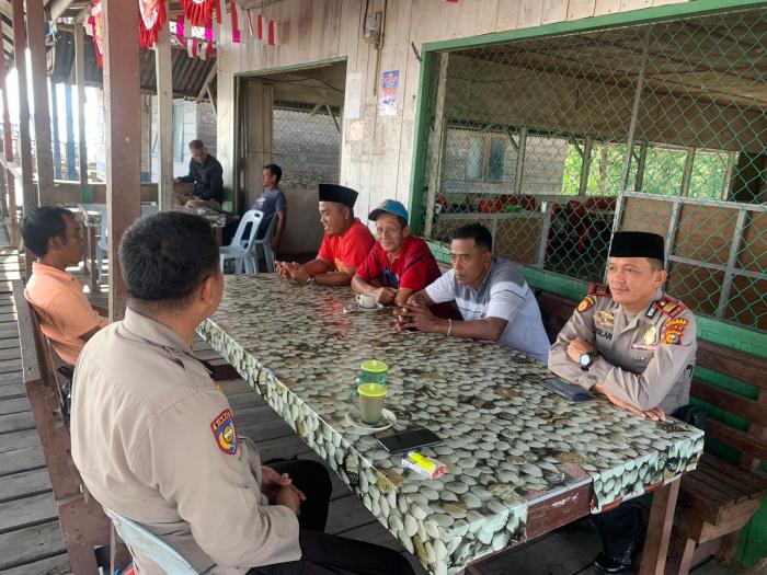 Jumat Curhat, Polisi di Meranti Dengar Langsung Beragam Keluhan dari Masyarakat