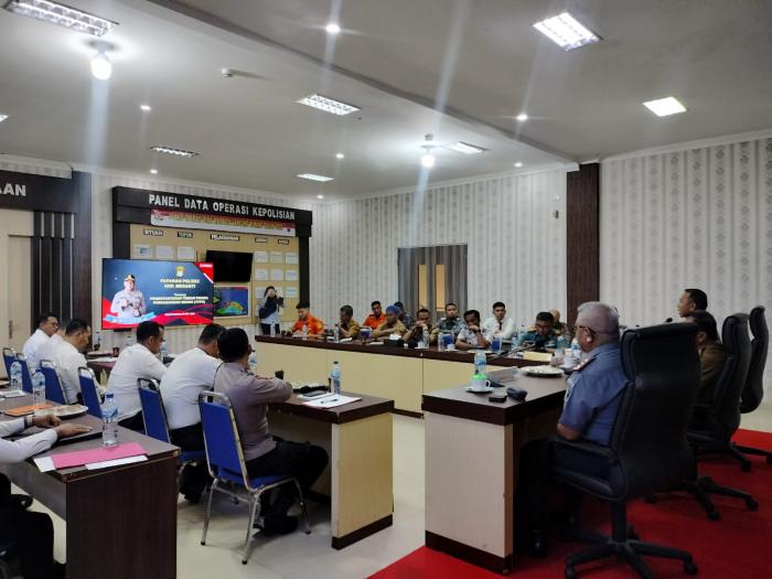 Cegah TPPO, Polres Meranti Gelar Rakor bersama Lintas Sektoral