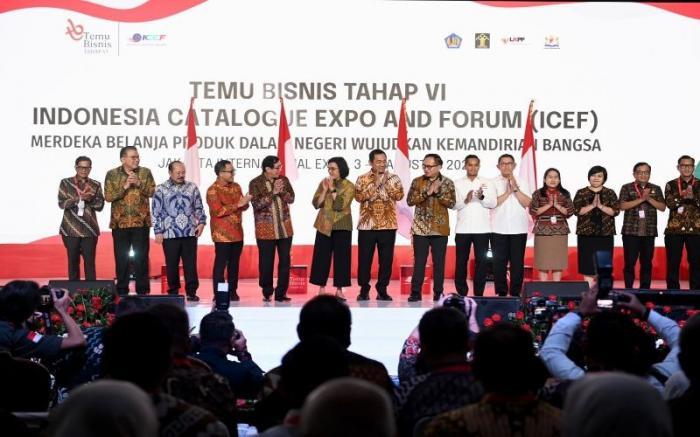 Plt Bupati Asmar Hadiri Temu Bisnis di JIExpo