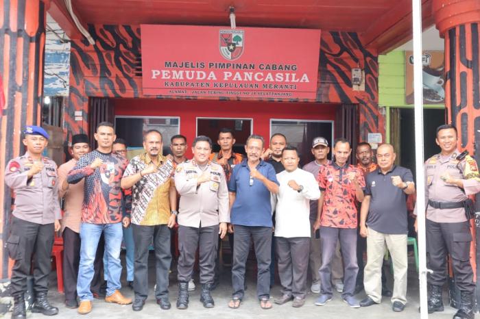Jumat Curhat bersama Pemuda Pancasila, Kapolres Meranti : Bantu Kami Jaga Kamtibmas