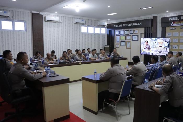 Pimpin GO dan Anev Semester 1, Kapolres : Gangguan Kamtibmas di Meranti Turun 13,6 Persen