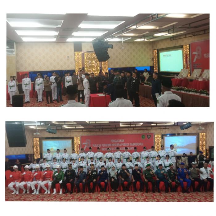 Kukuhkan Anggota Paskibraka Tingkat Kabupaten, Asmar : Laksanakan Amanah Tugas dengan Baik