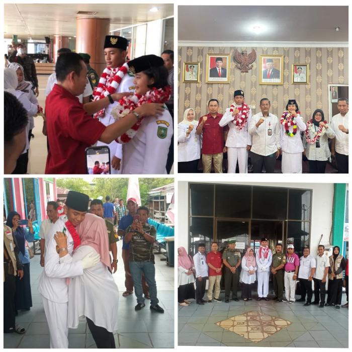 Sukses Jalani Tugas sebagai Anggota Paskibraka Nasional, Kepulangan Kelvin Mahendra ke Selatpanjang Disambut Haru