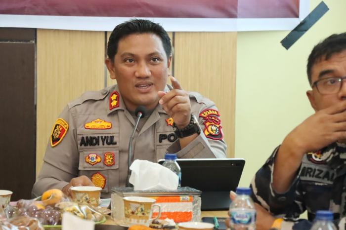 Ikuti Rapat Anev Bersama Stakeholder Terkait, Kapolres : Mari Kita Satukan Langkah Pencegahan Karhutla