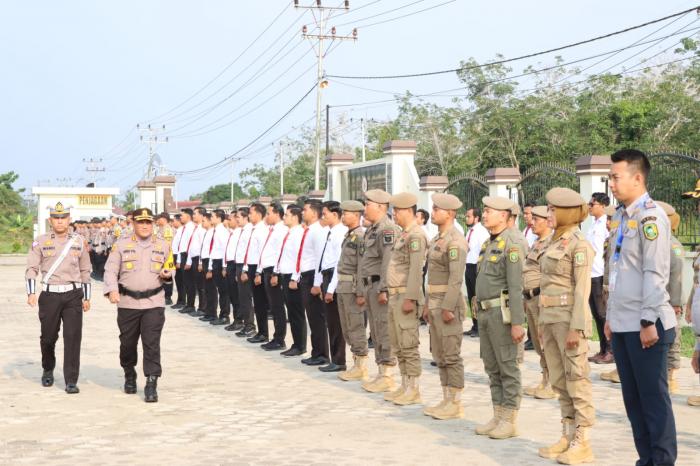 Pimpin Apel Gelar Pasukan Ops Zebra LK 2023, Kapolres : Kedepankan Edukatif, Persuasif dan Humanis