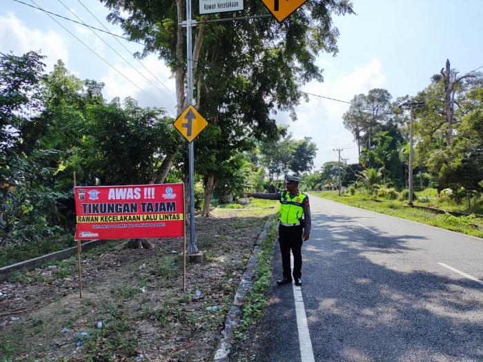 Satgas Preemtif Ops Zebra LK Polres Meranti Sosialisasikan Tertib Berlalulintas