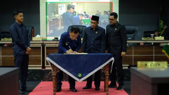 DPRD Gelar Paripurna Penyampaian Nota Keuangan Oleh Bupati Terkait RAPBD-P 2023