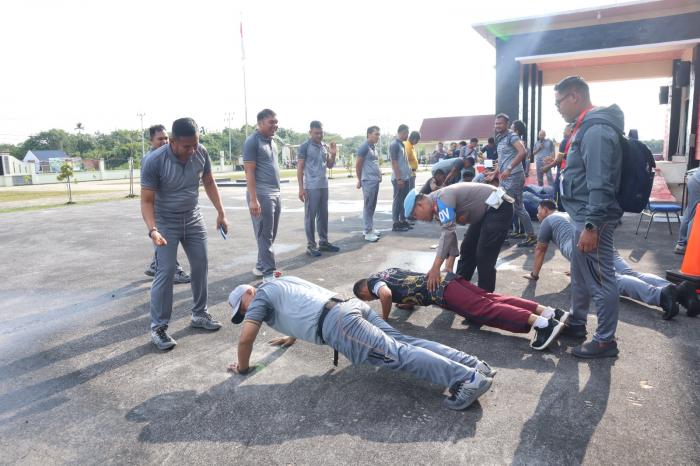 Giat Kesamaptaan Jasmani Semester 2, Personel Diminta Jaga Kebugaran dan Tingkatkan Kemampuan Fisik