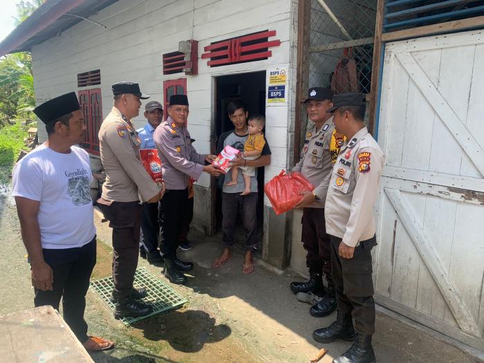 Gerakan Atasi Stunting, Ini yang Dilakukan Sobat Kamis Barokah Polsek Merbau