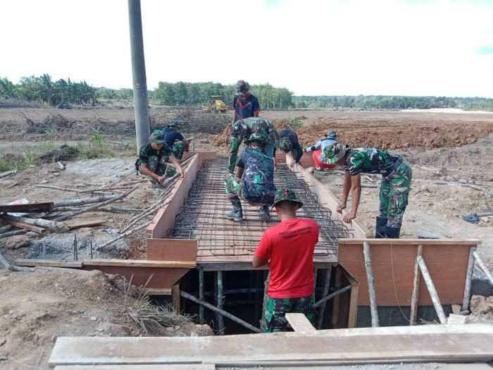 Ada Yang Hampir 50 Persen, Berikut Progres Pekerjaan Fisik TMMD di Bengkalis