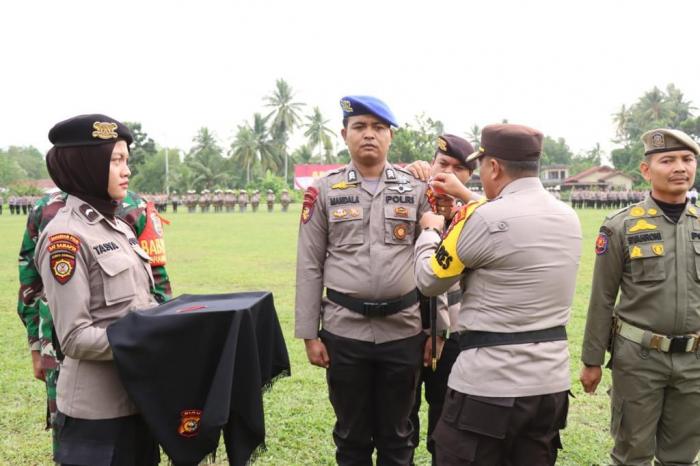 Polres Meranti Lakukan Apel Gelar Pasukan Operasi Mantap Brata Lancang Kuning