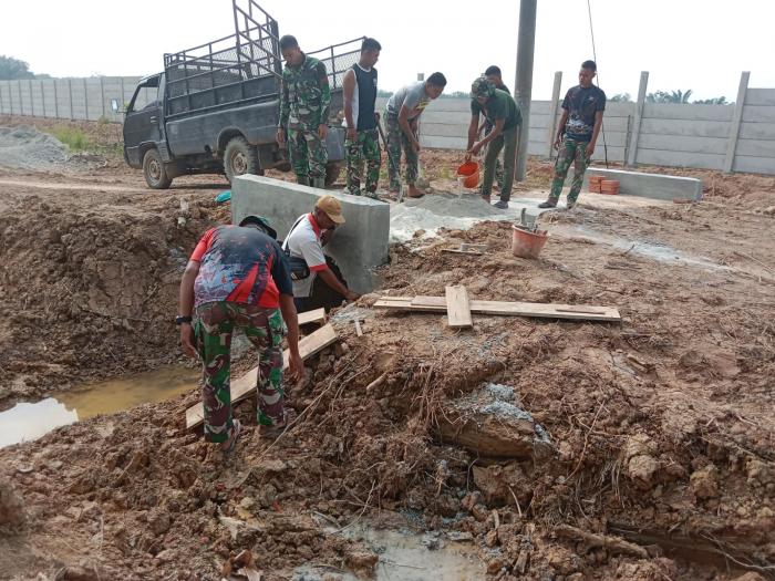 Progres Pembuatan Box Culvert di Jalan Sejahtera Tahap Finishing