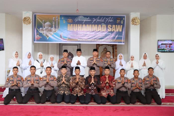 Polres Meranti Gelar Peringatan Maulid Nabi Muhammad