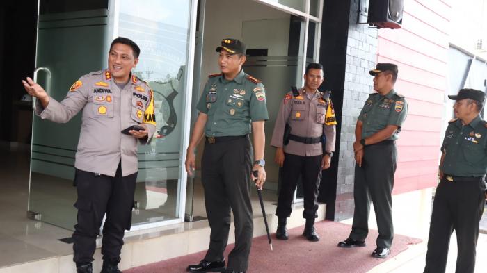Dandim Bengkalis Silaturahmi ke Polres Meranti 
